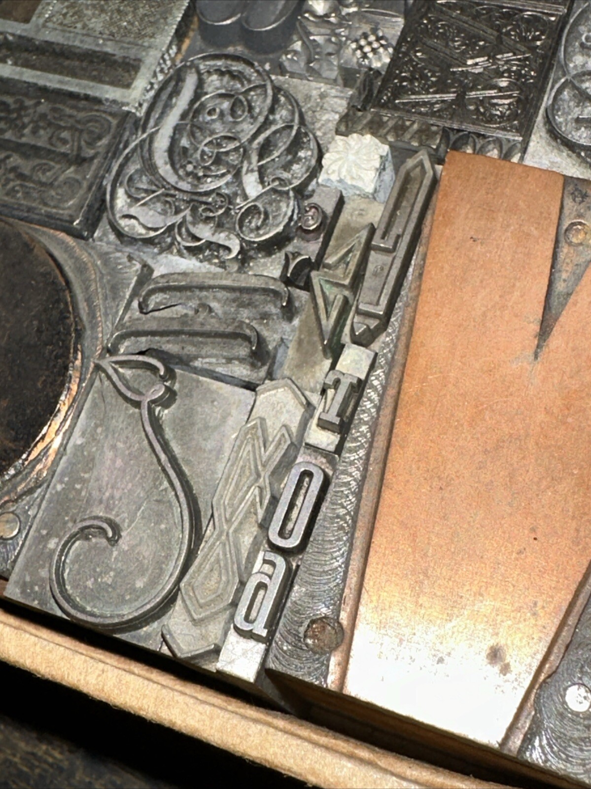 Printing Blocks Ornamentals Borders Dingbats. Wonderful Variety!! #D Beautiful!