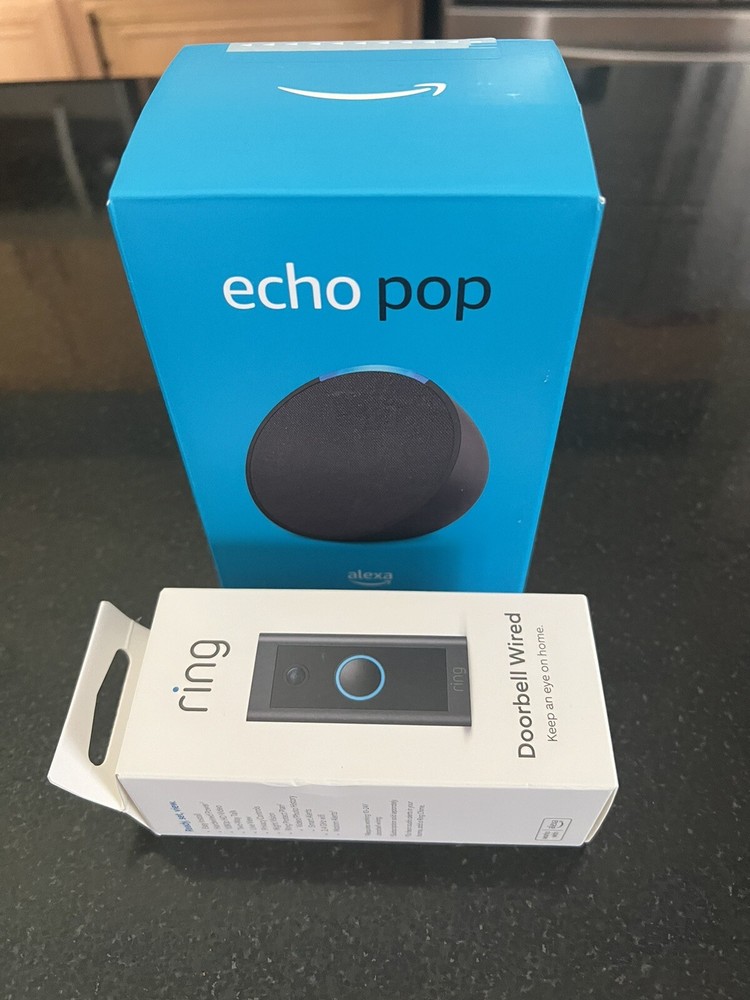 Ring Video Doorbell Wired & Echo Pop
