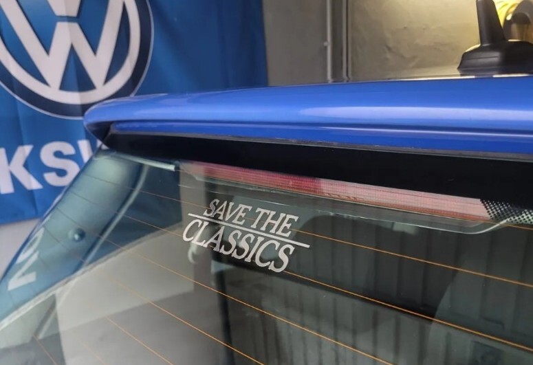 2x save the classics sticker decal tuning vintage classics styling