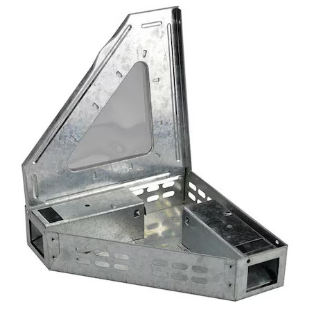 Triangle Mouse Trap, Clear Lid,  32J095