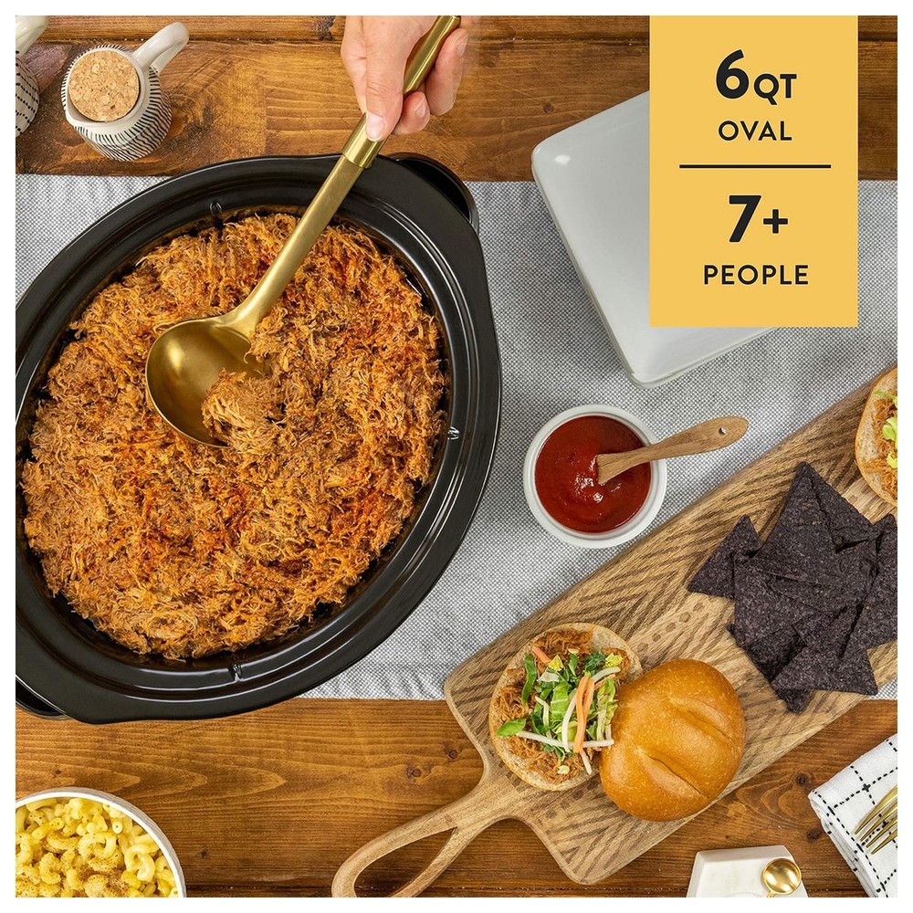 Crock-Pot 6-Quart Programmable Slow Cooker, Digital Timer and MyTime Technology
