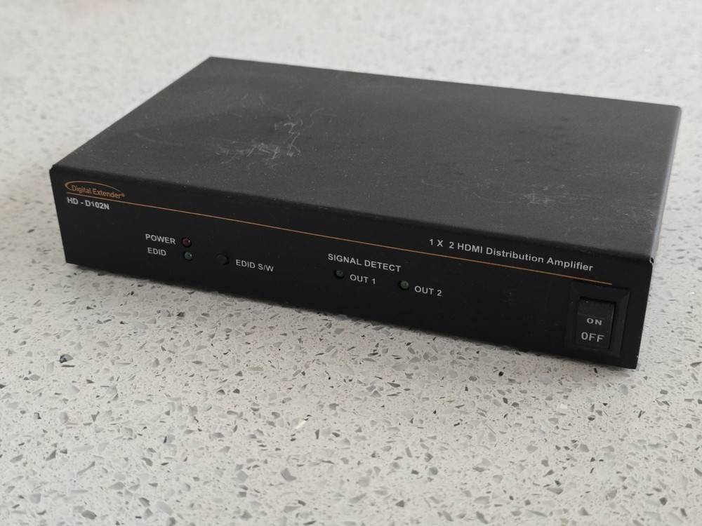 Digital Extender HD-D102N 1X2 HDMI Distribution Amplifier