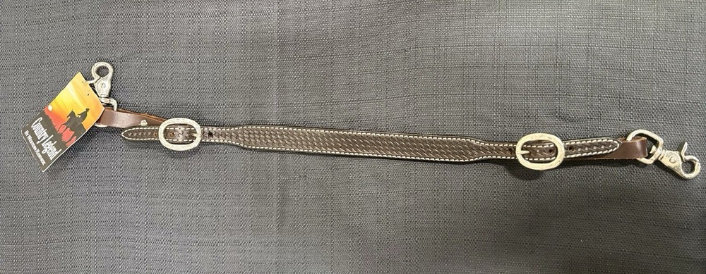 Western Rawhide Wither Strap Dk Brown