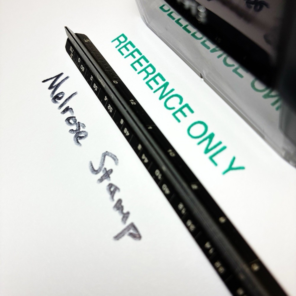 Reference Only Rubber Stamp Green Ink Self Inking Ideal 4913