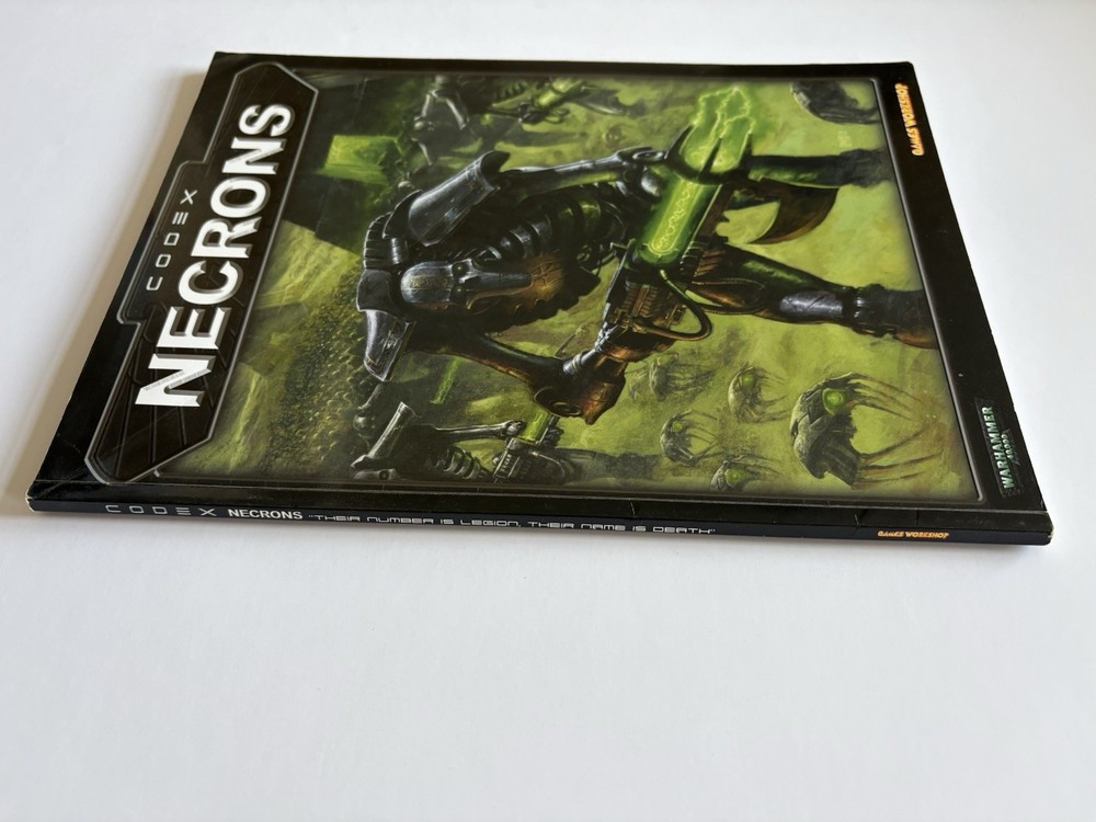 Warhammer 40K Codex Necrons Games Workshop 2002