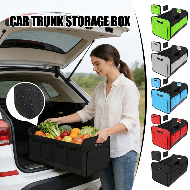 Car Trunk Storage Box Large Capacity Foldable Portable Car Storage Box