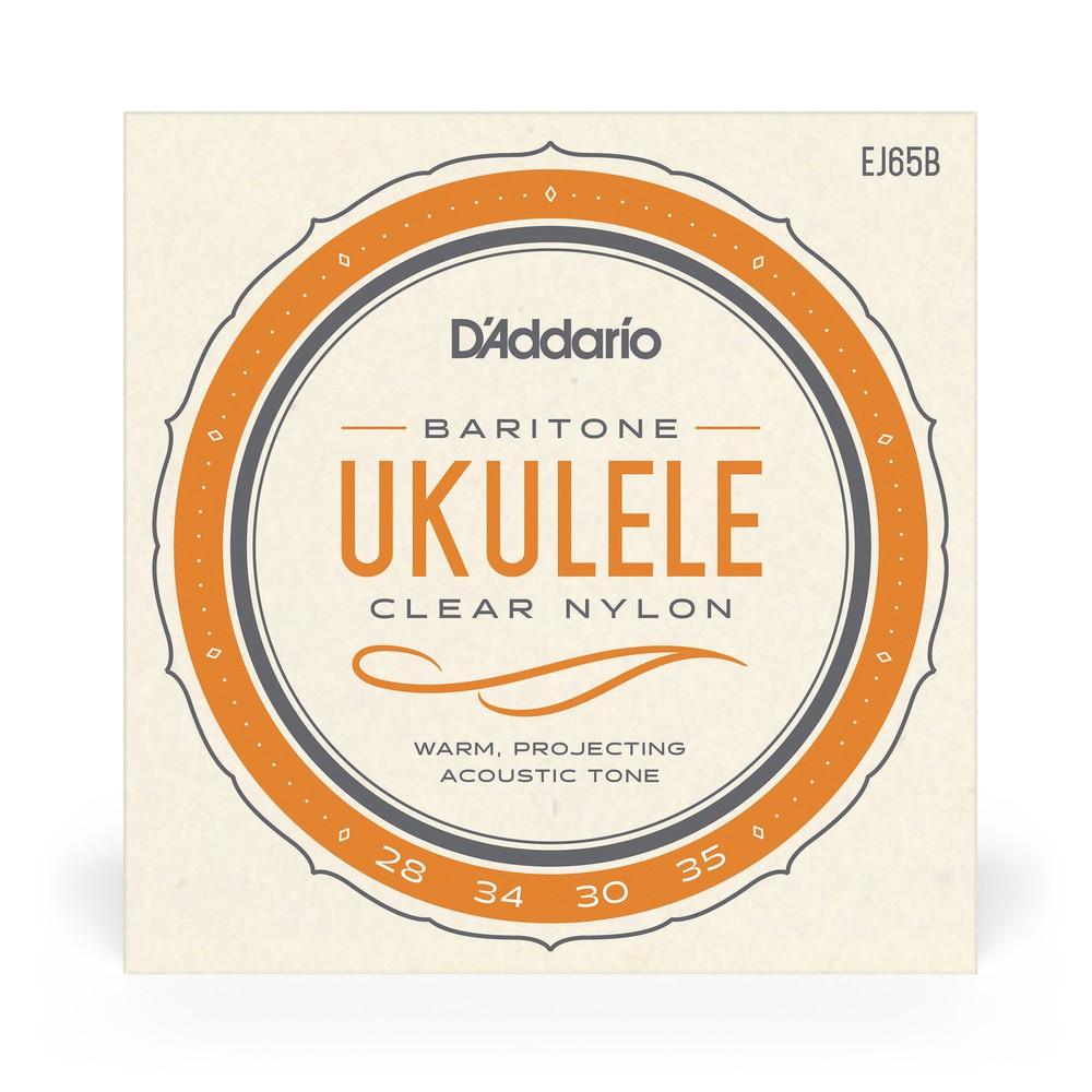 D'Addario EJ65B Pro-Arté Custom Extruded Baritone Ukulele Strings 28-35