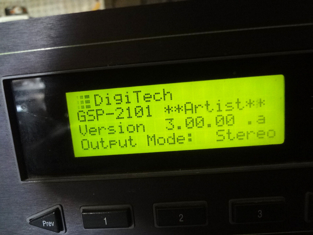 Digitech GSP-2101 Studio Tube Preamp/Multi Effects Guitar Processor w/PPC-210