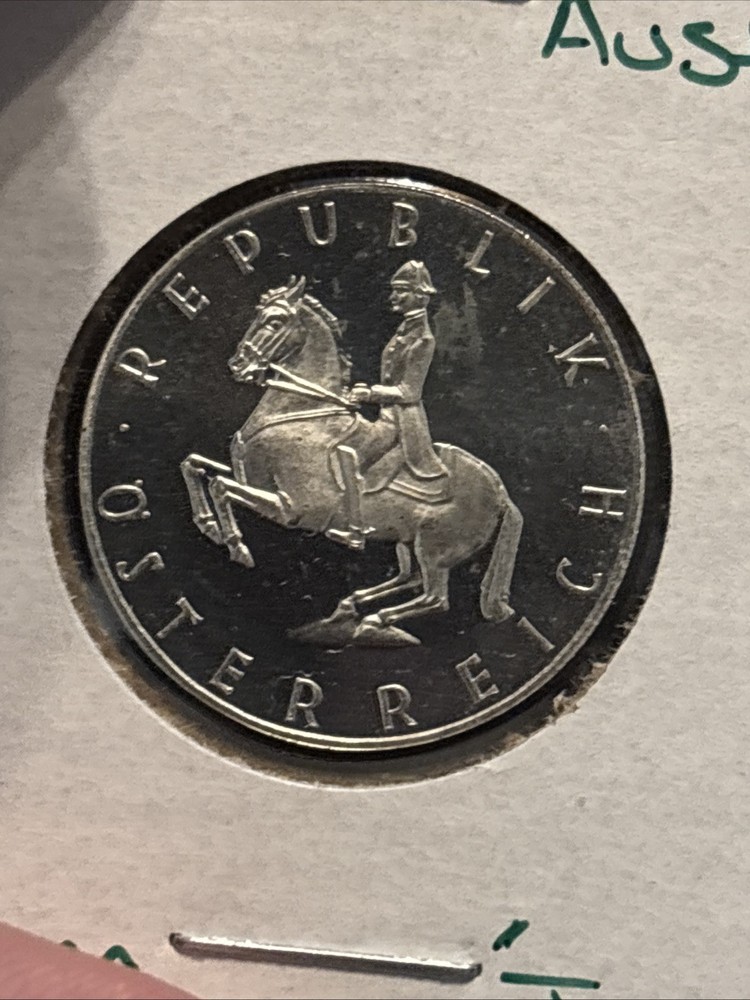 1964 Austria 5 Schilling Proof Silver “jun25”