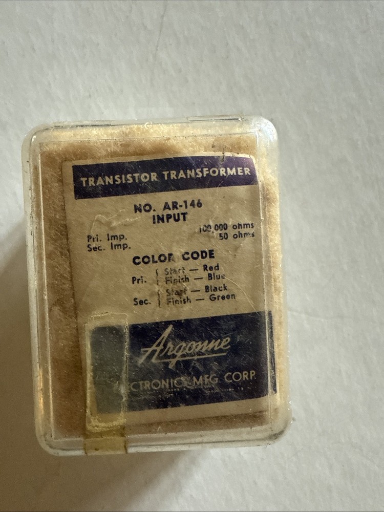 NOS Argonne Transistor Transformer AR-146 AR 146