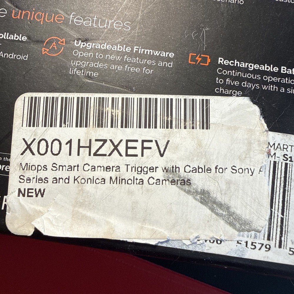 MIOPS Smart+ Camera & Flash Trigger Smartphone Controllable High Speed Sony A