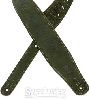 Levy's MS26CK Suede Guitar Strap - Green
