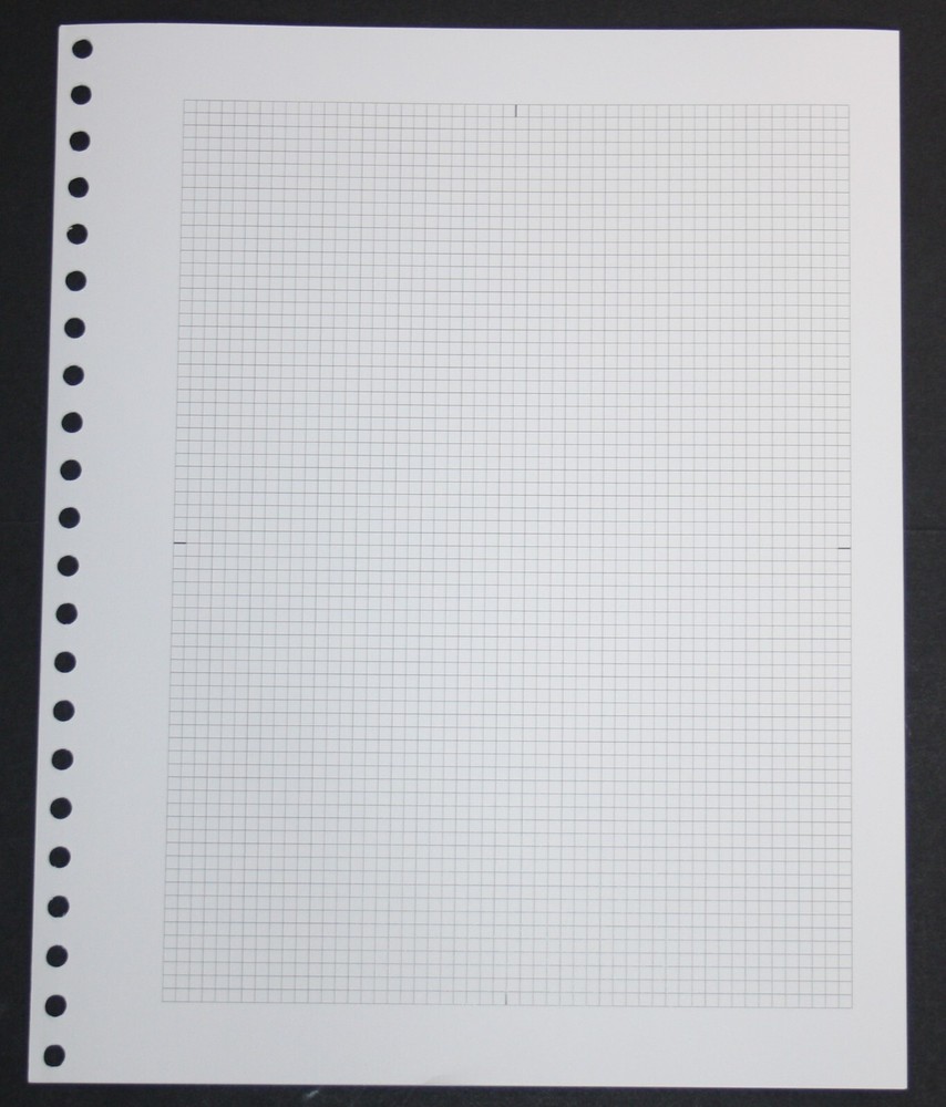 Multi ring stamp album leaves - pack of 100