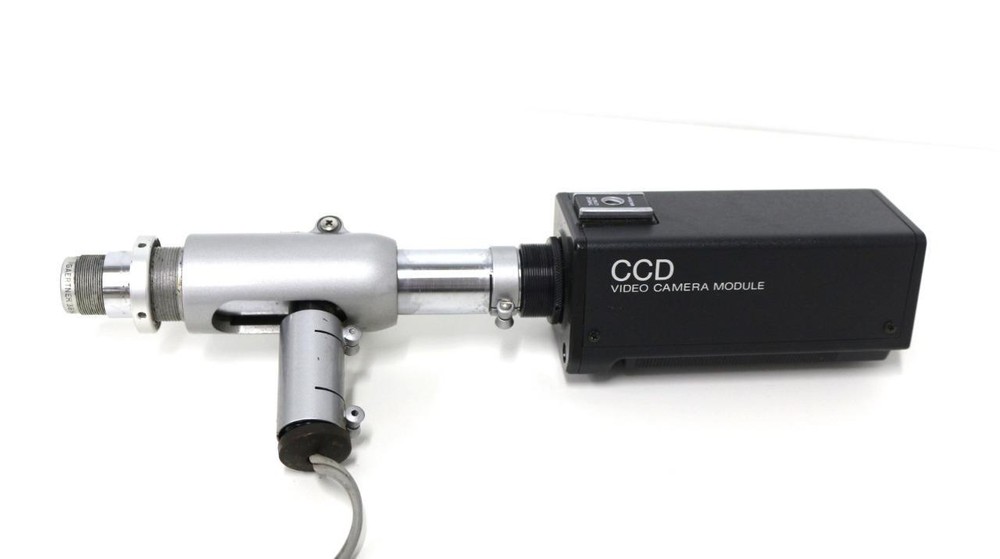 Sony XC-57 CCD Video Camera Module w/CMA-D2 Camera Adaptor & Gaertner Microscope