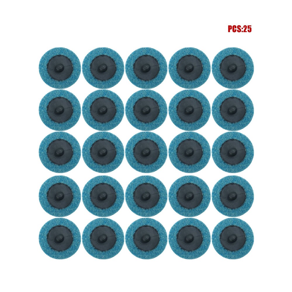 25 Pack Surface Conditioning Quick Change Discs 2" Fine Prep Pad Discs