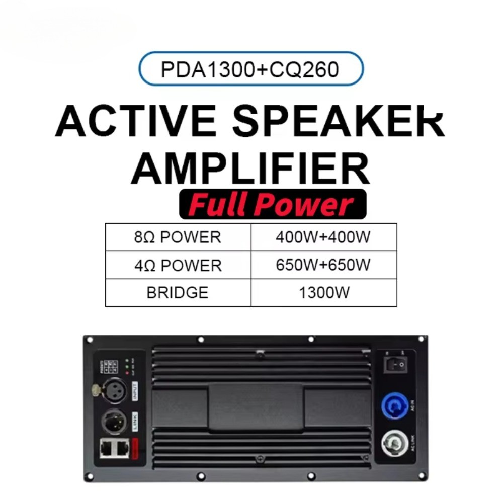 Digital Audio Sound 400W AMP ClassD 2Channel Power Line Array Active Amplifier