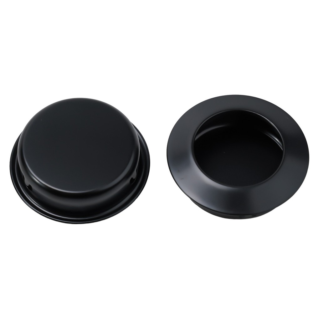 Round Pull Handles 6Pcs Flush Mount Bathroom Kitchen Cabinet Cupboard Set