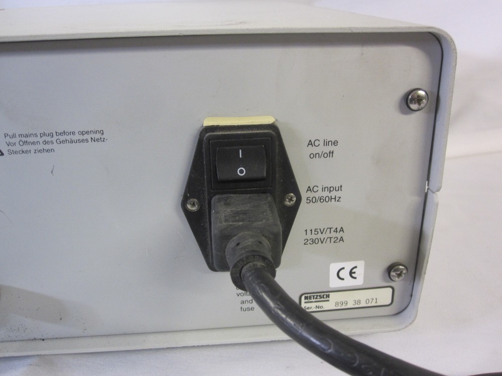 Netzsch Pulse TA Thermal Gas Analyzer Main Unit