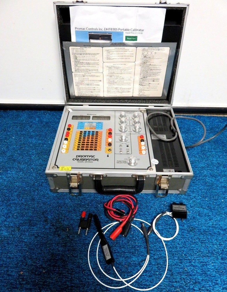Promac Model DHT-830S Calibration Unit With accessary in Case