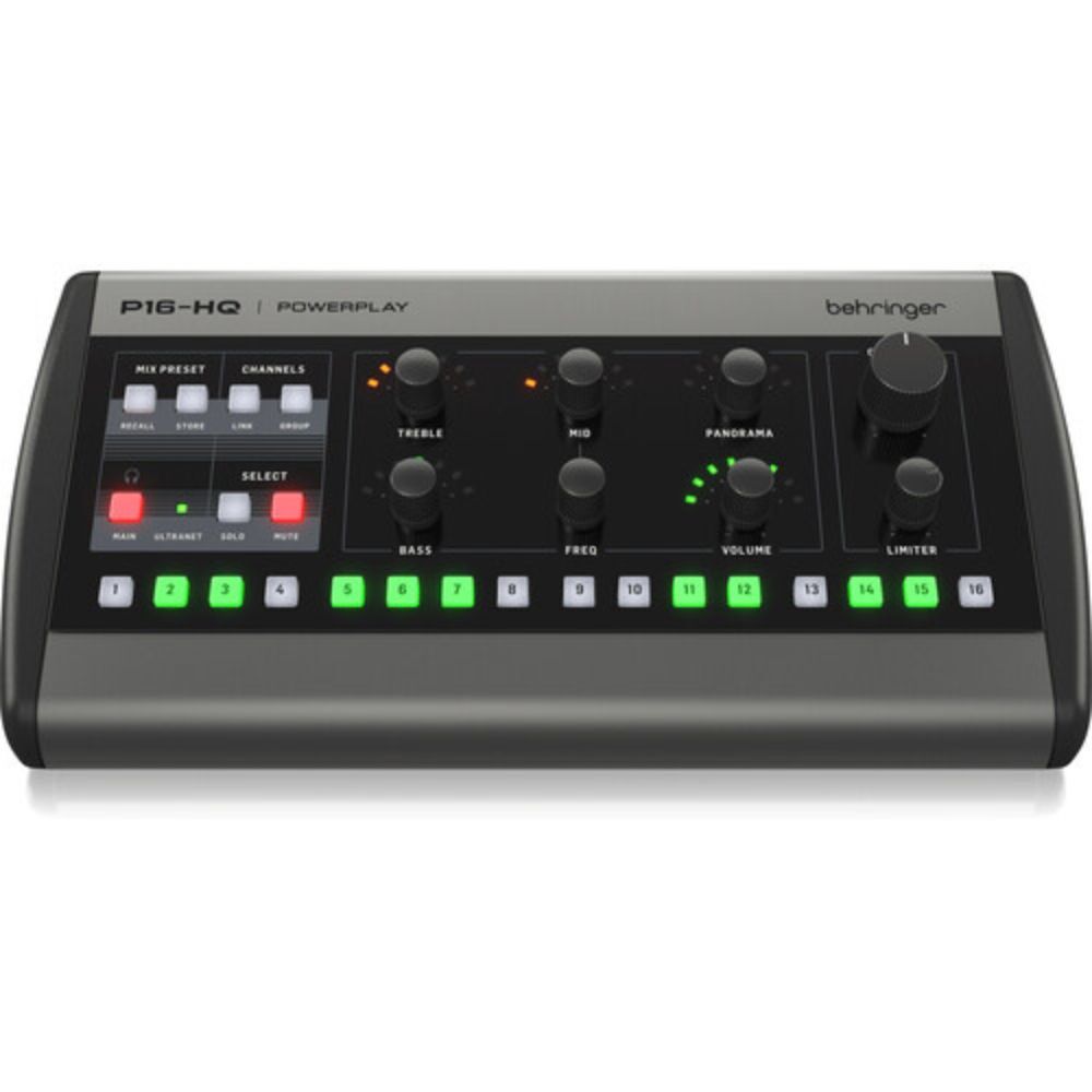 Behringer P16-HQ 16-Channel Personal Monitoring Mixer