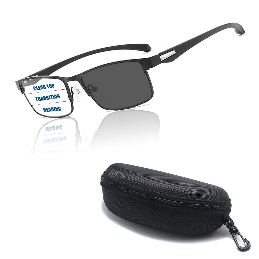Photochromic Multifocus Reading Glasses Transition Multifocal Computer Readers