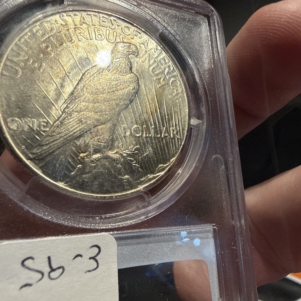 1922-S PEACE DOLLAR MS63 BETTER DATE