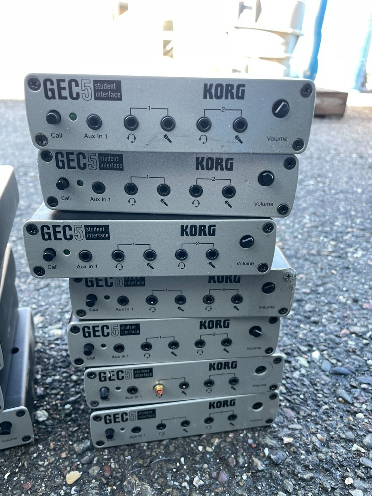 Mixed Lot - KORG GEC5 Group Education Controller, Some working, some not