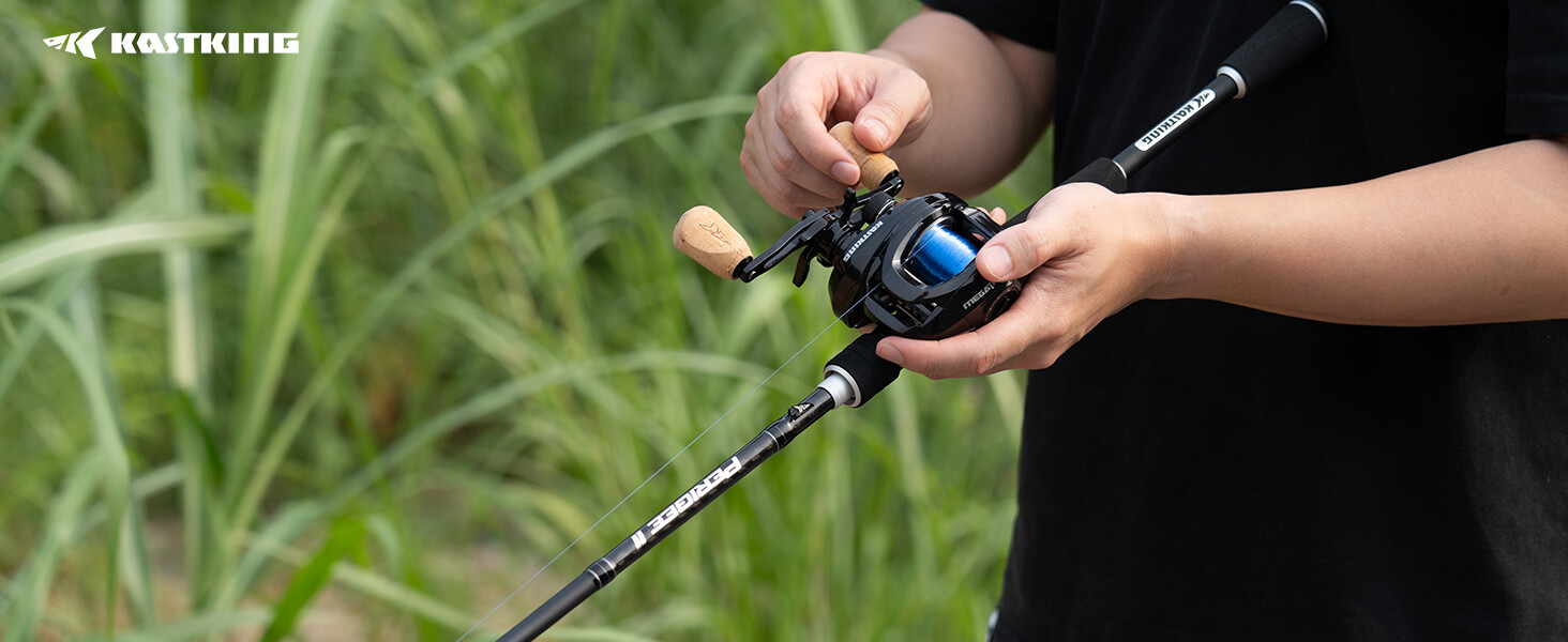 KastKing Megatron 200 Baitcasting Reel High Line Capacity 6.4:1 Fishing Reel-New