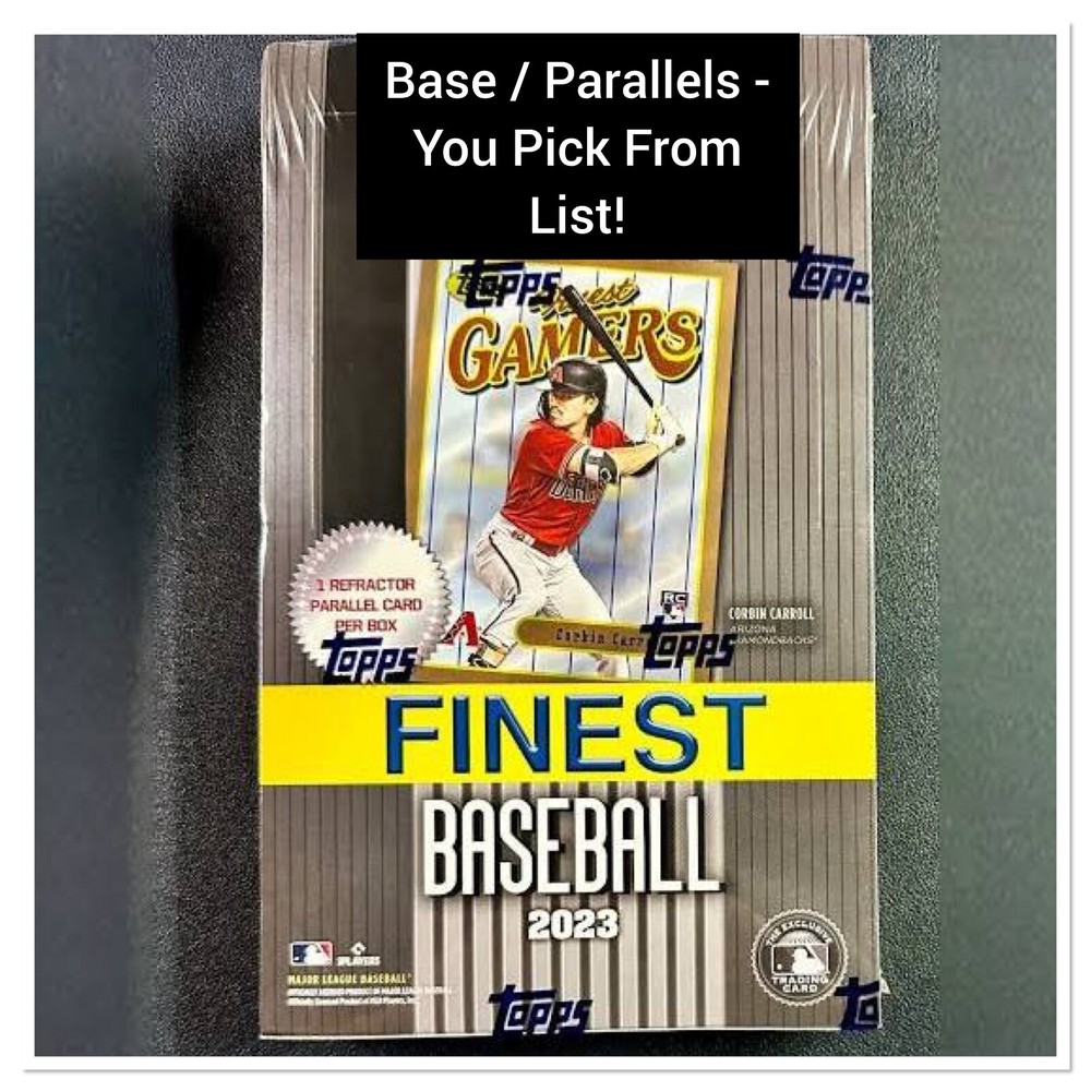 2023 Topps Finest Flashbacks - Base / Parallels - You Pick From List