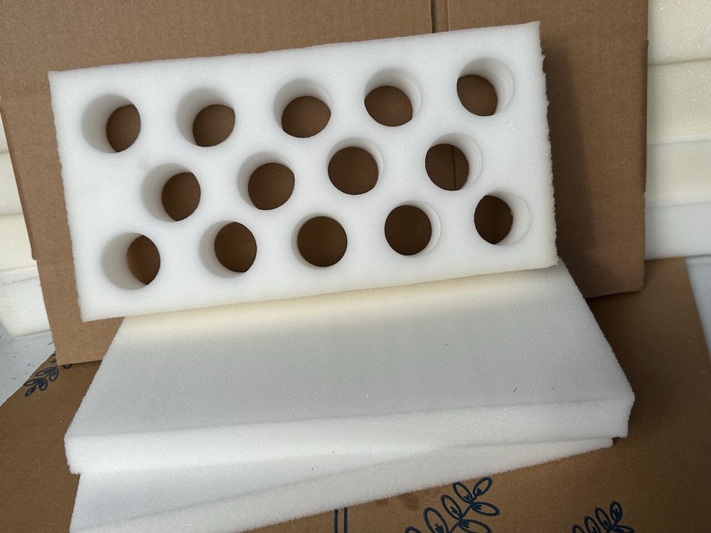 6 SETS - 14 Hole Foam Egg Shipper with Extra Thick Padding!