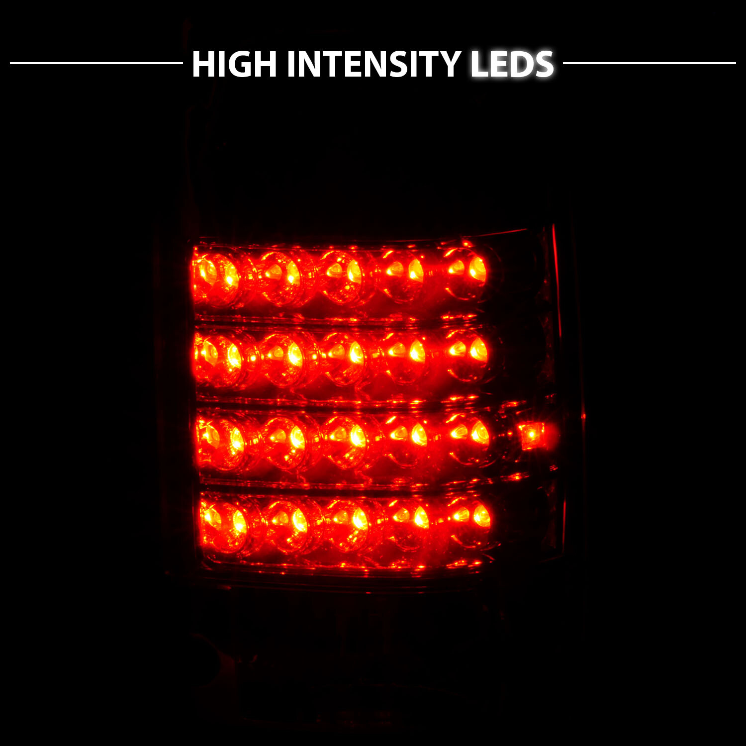 1989-1995 Toyota Pickup Truck Red Clear LED Taillights Bulb Socket Included Pair