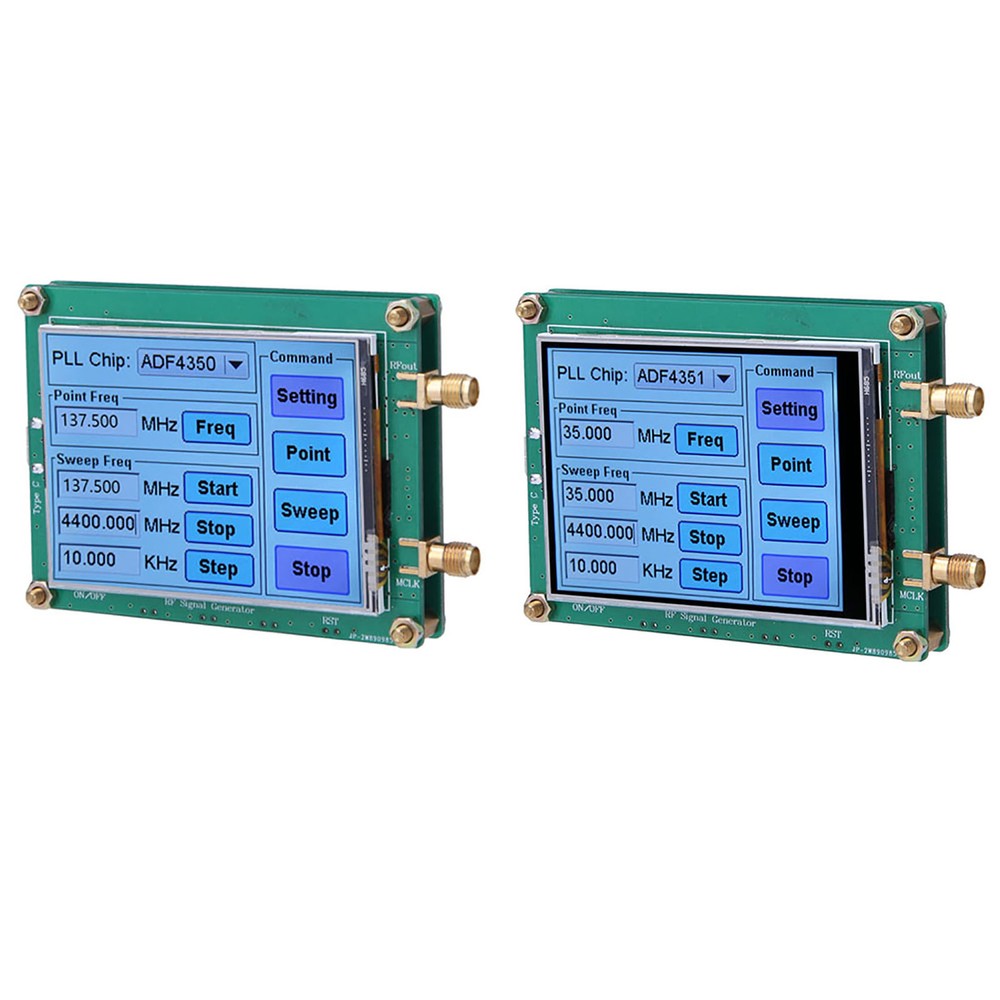 ADF4350/ADF4351 RF Generator Sweep Frequency Generator Touch Screen AOE
