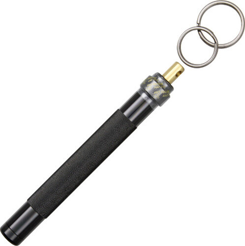 ASP Key Defender Black ORMD 5 3/4" overall. Aluminum construction with replaceab