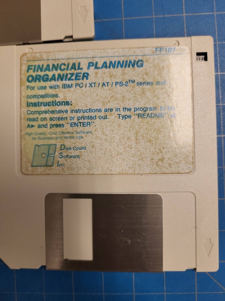 Disk-Count Software IBM PC 3 Disk Lot Receivables Collection Financial