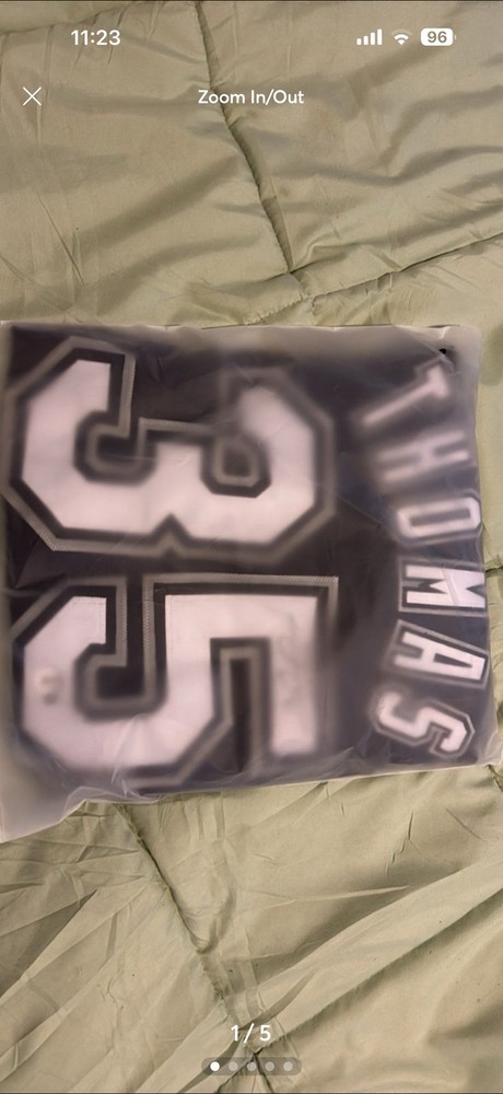 Frank Thomas Chicago White Sox Custom Signed Autographed Jersey Beckett BAS