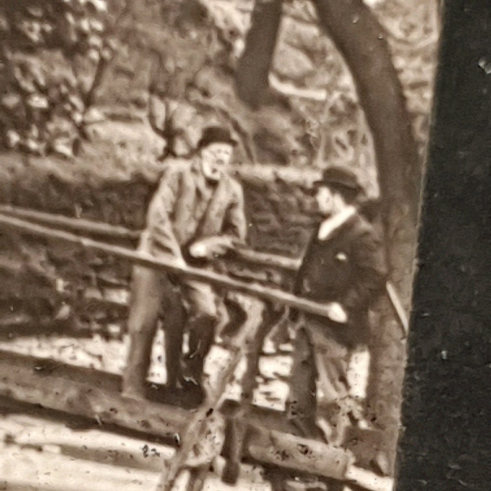 Antique Magic Lantern Glass Slide