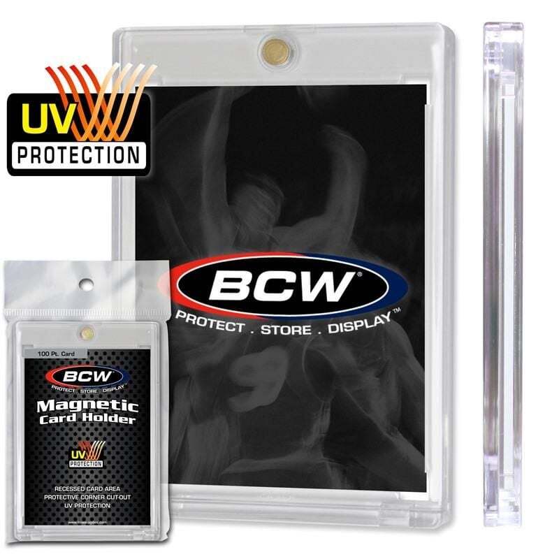4 BCW Magnetic 100pt. Standard Sized Card Holders