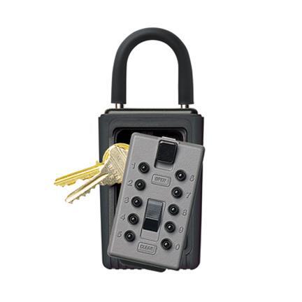 Kidde 001192 C3 C3 Portable 3-Key Pushbutton Combination Lock Box, Titanium Grey
