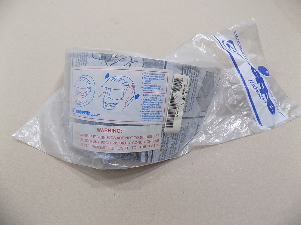 NEW BLEFFE MOTORCYCLE HELMET SHIELD VISOR / BF-321S / SMOKE