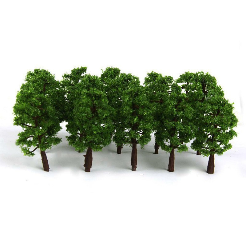 20Pcs 8CM for MINI Model Trees Landscape Decor Train Layout Accessories DIY