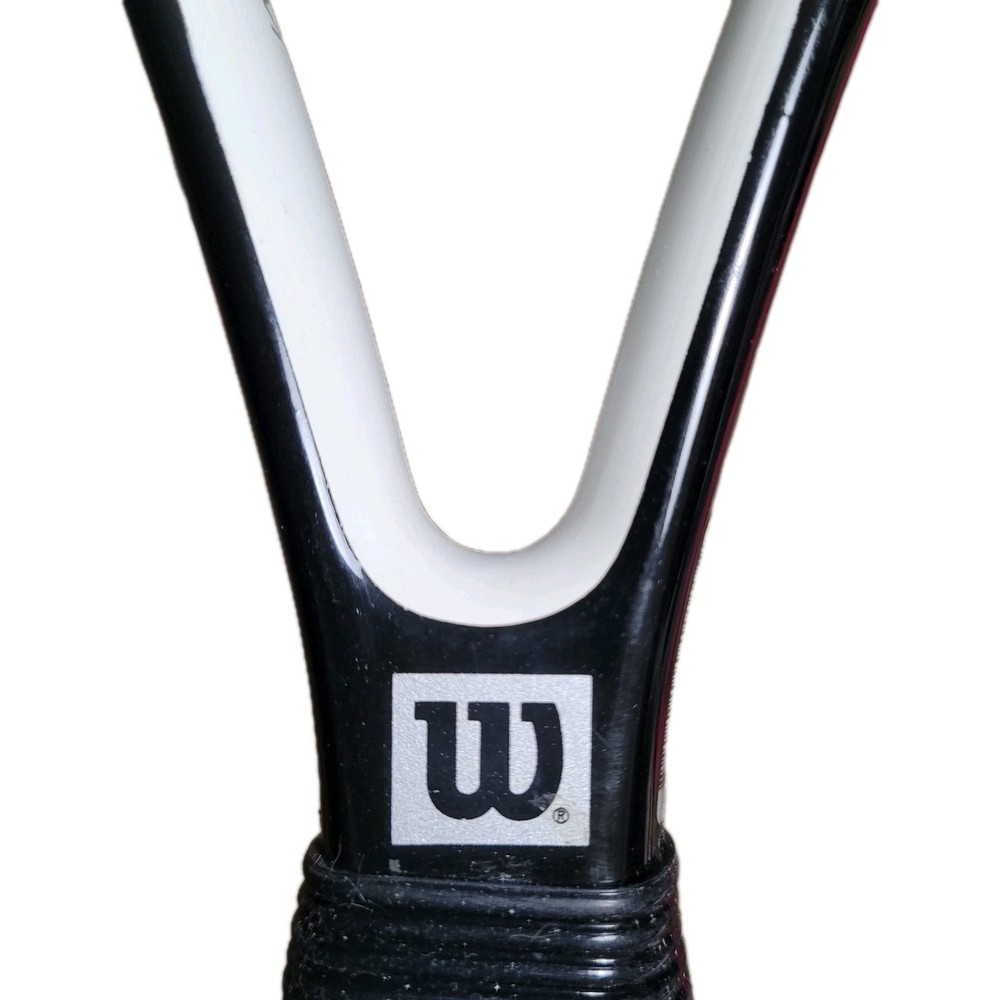 WILSON NCODE NFLASH, ORANGE/WHITE, PRE-OWNED GOOD NORMAL USR WEAR,4 1/4 GRIP #2