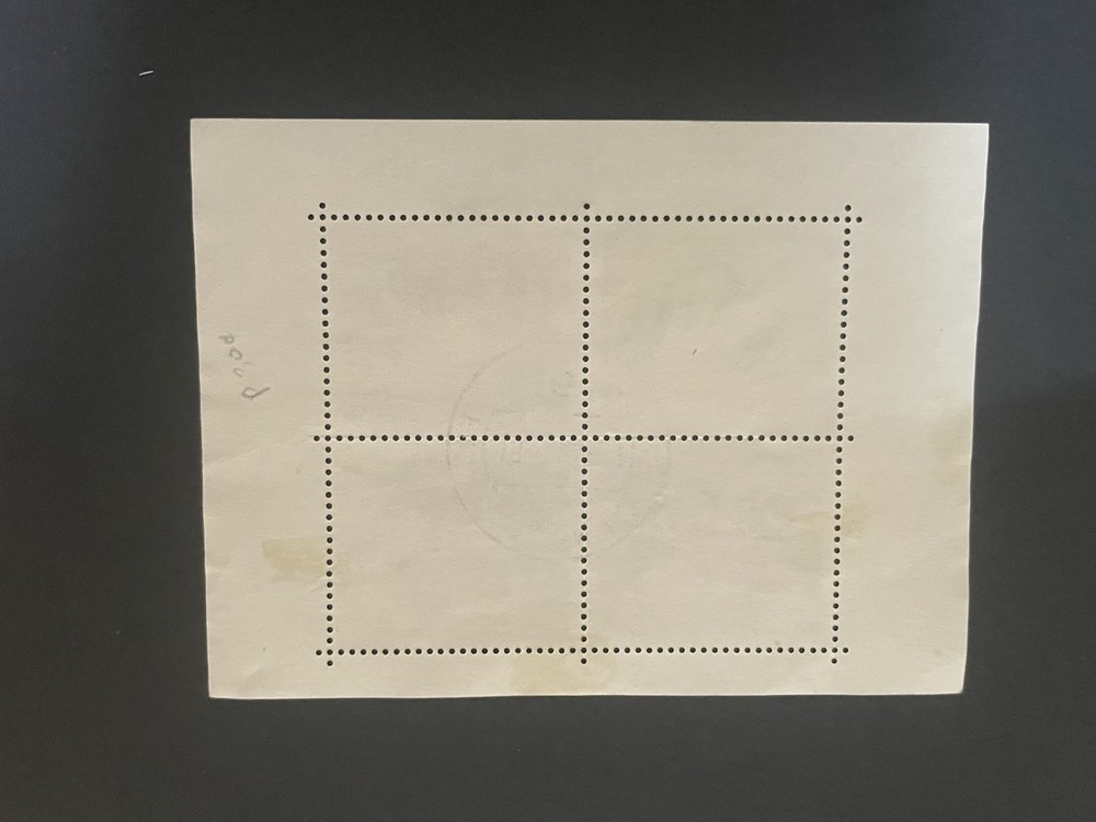 Berlin Minisheet Used.