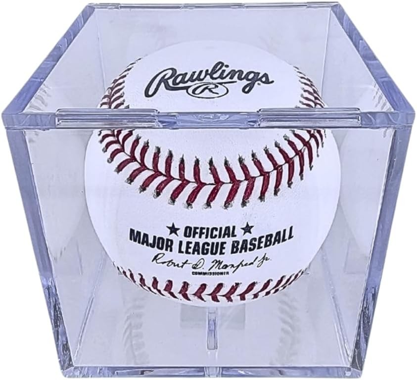 UV Protected Baseball Display Case | Acrylic 1 Cube, Clear