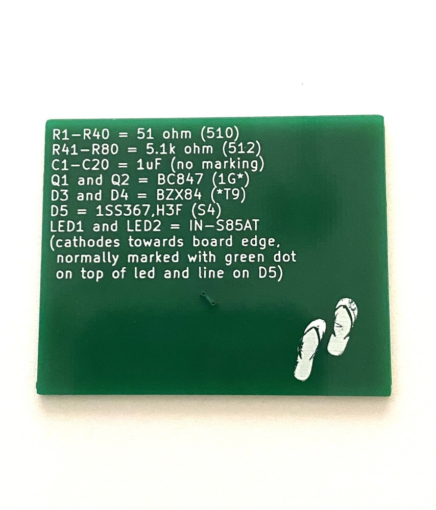 SMD/SMT Electronics Soldering Practice Circuit Board Kit - Flip-Flop