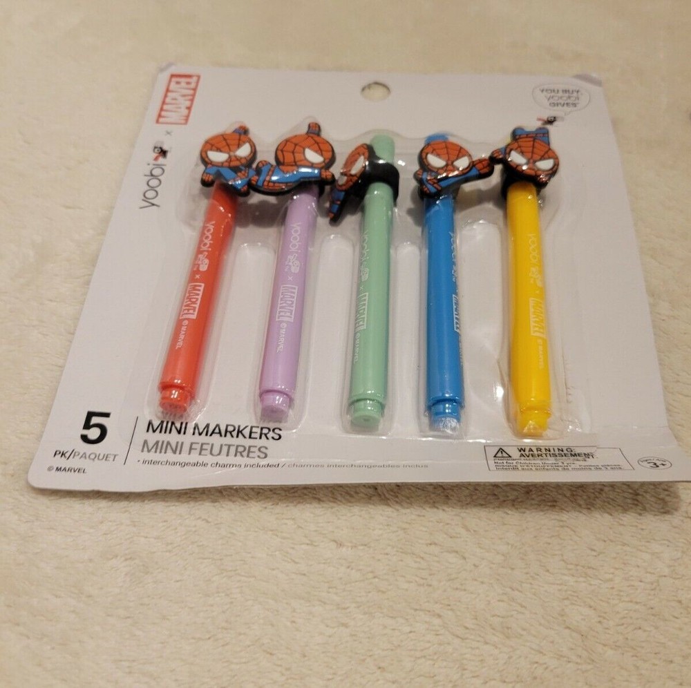 Yoobi marvel Erasers & Mini Markers