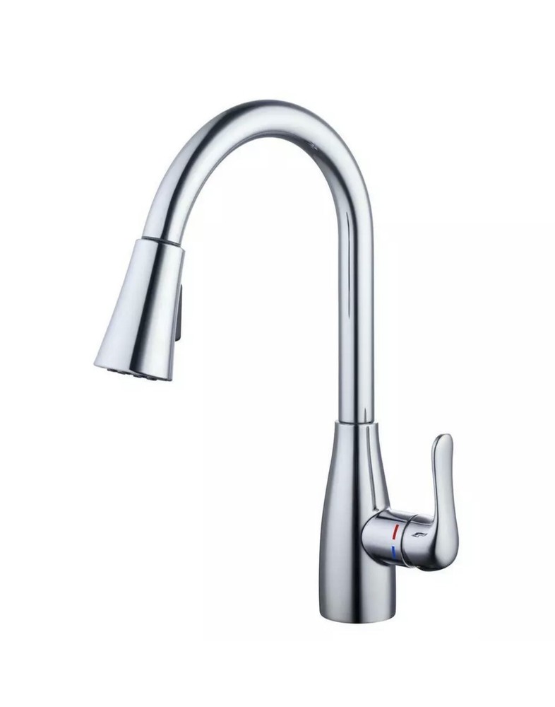 Glacier Bay McKenna Single-Handle Pull-Down Sprayer Kitchen Faucet Chrome