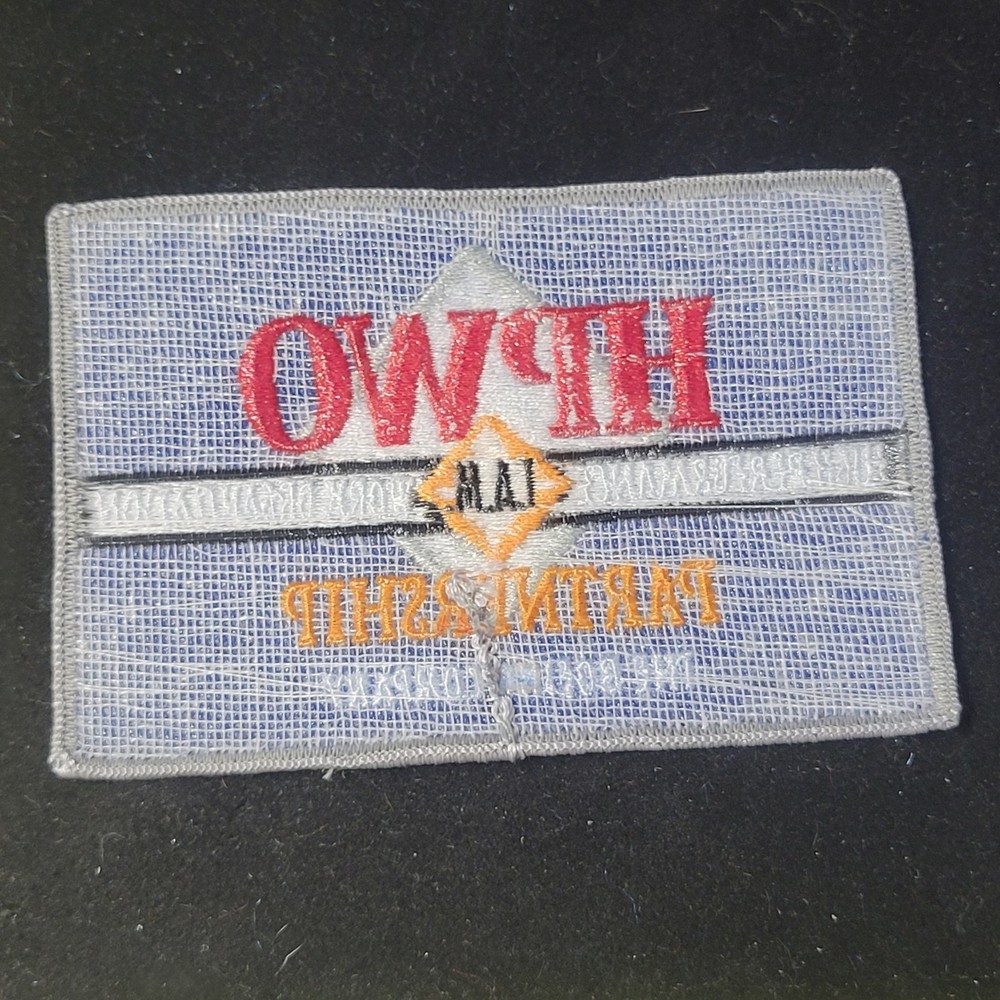 HPWO Performance Work IAM Boeing Partnership Embroidered Patch Logo Unused