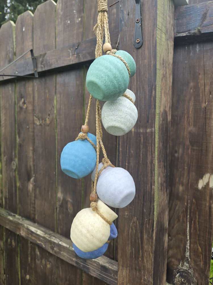 Miniature Hanging Clay Pots