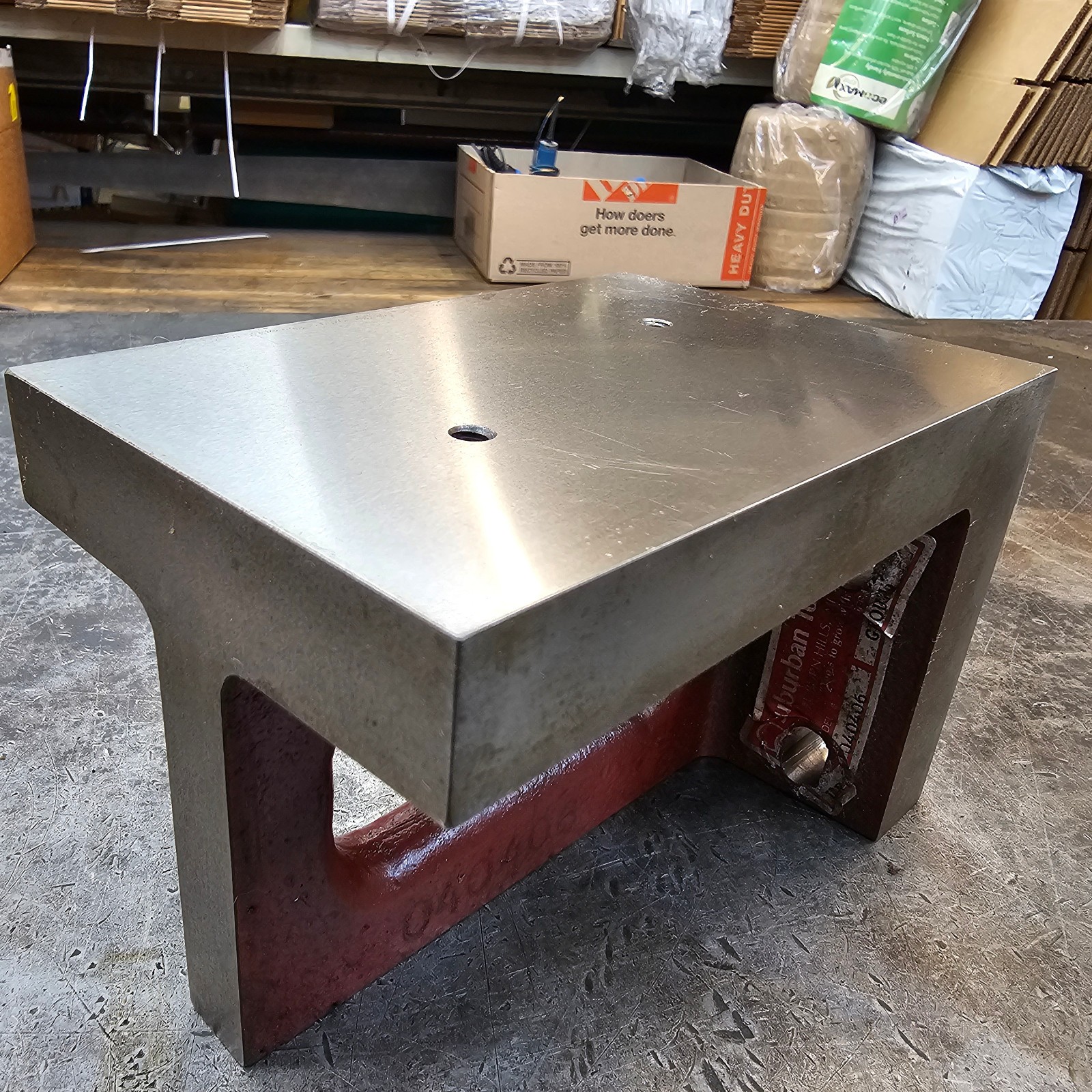 Suburban Tools 4x4x6" Precision Ground Finish Angle Iron Plate URA 040406 #1