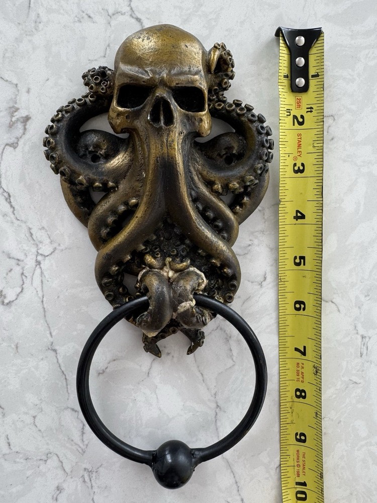 Kraken Door Knocker Nautical